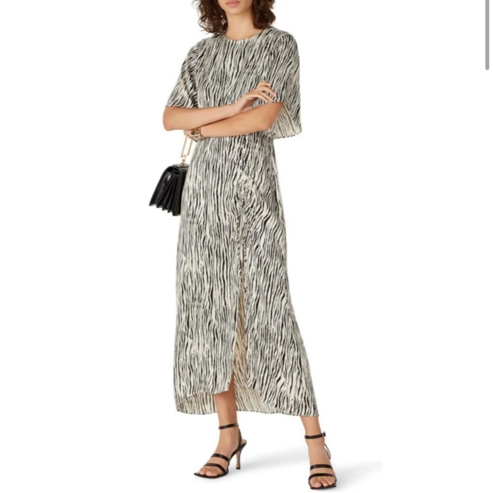 Petersyn Dresses Petersyn Etta Black White Zebra Stripe